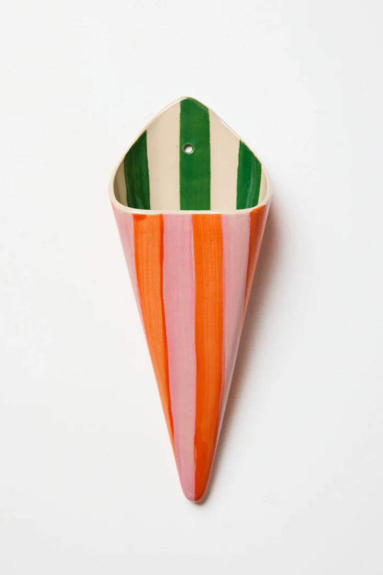 Folly Wall Vases, Stripe