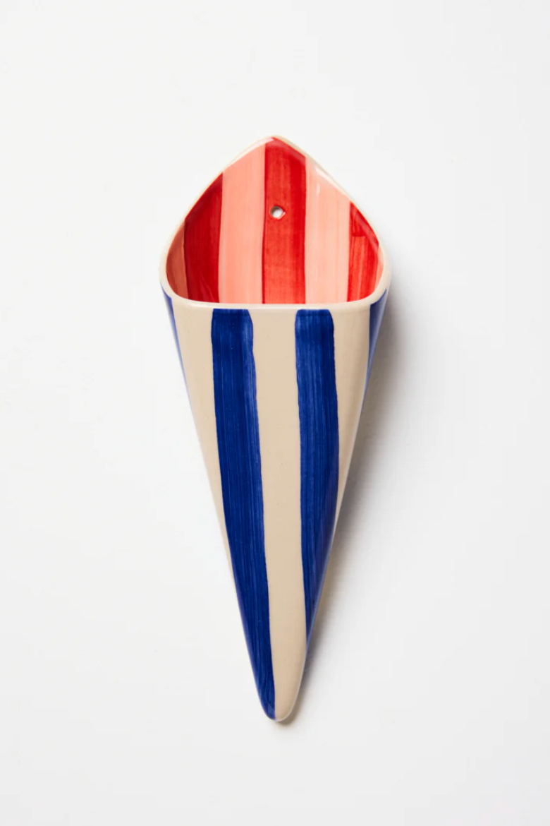 Folly Wall Vases, Stripe