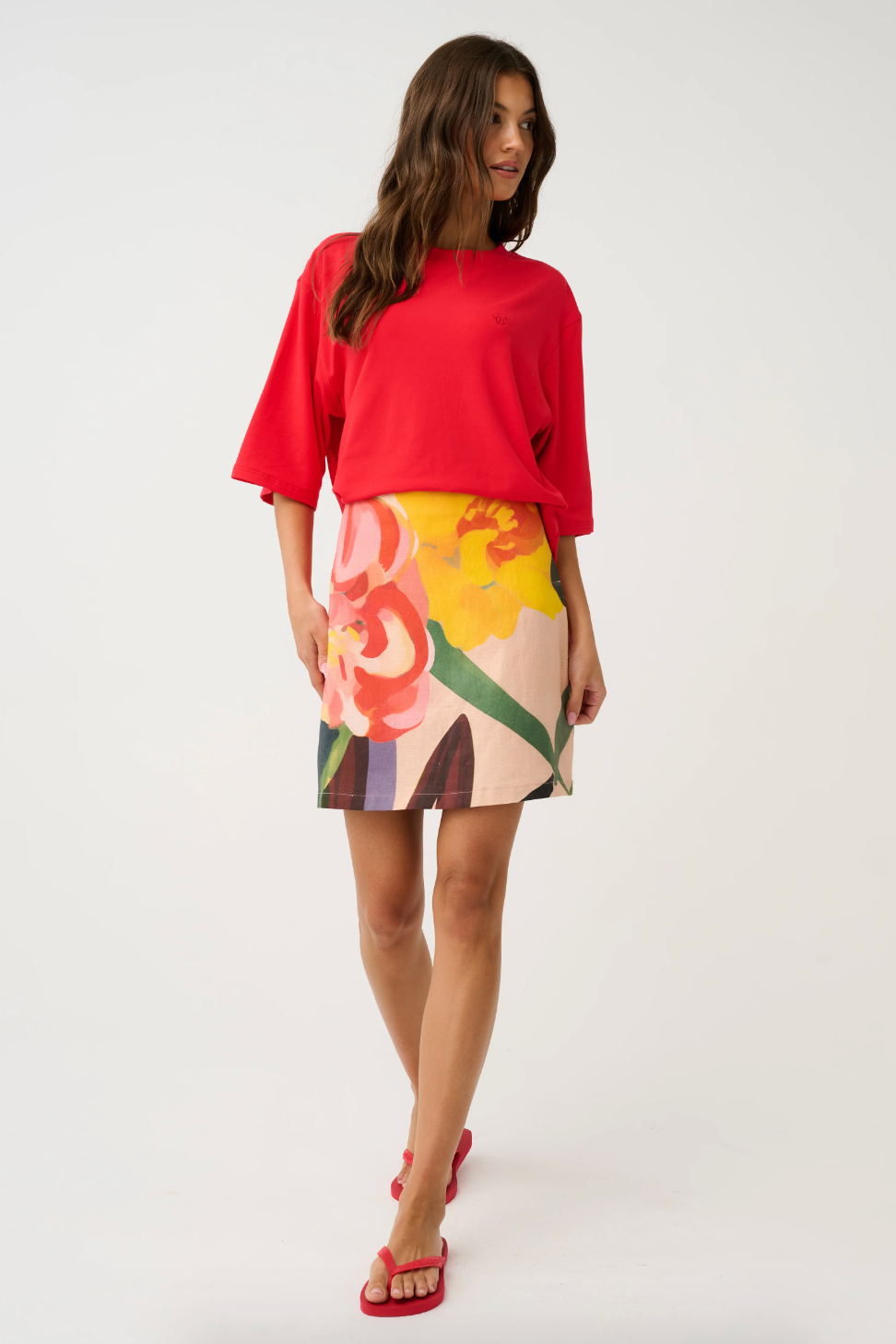 Zyla Mini Skirt, Tropical