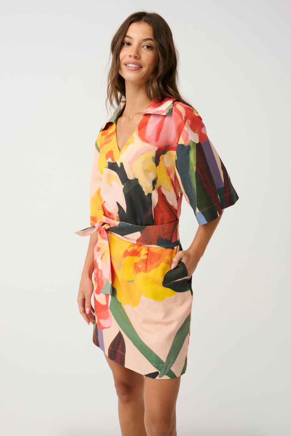 Korey Mini Dress, Tropical