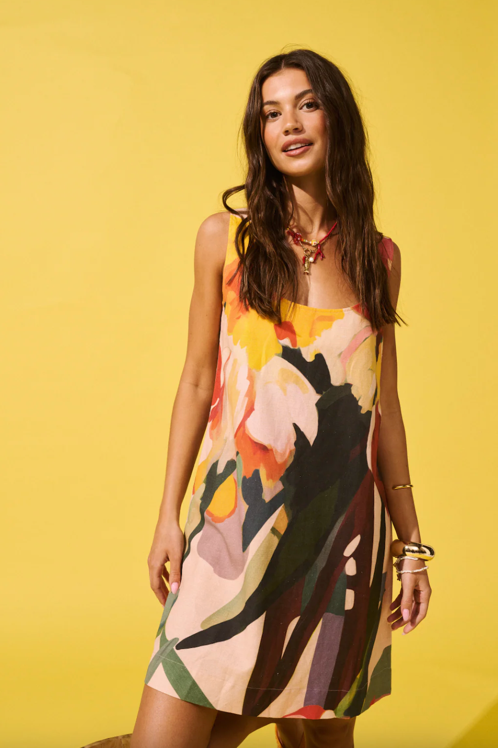 Isla Mini Dress, Tropical