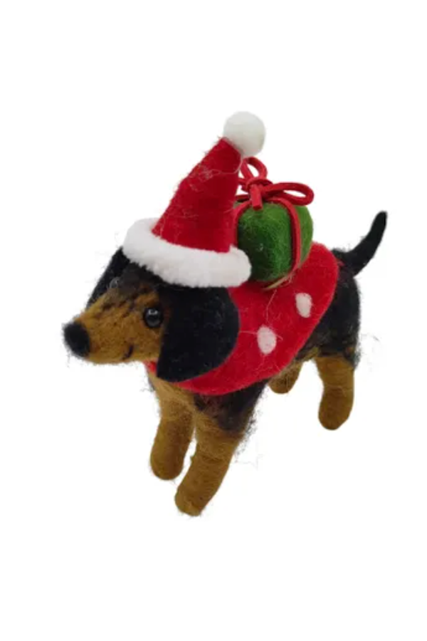 Puppy with Presents Decorations