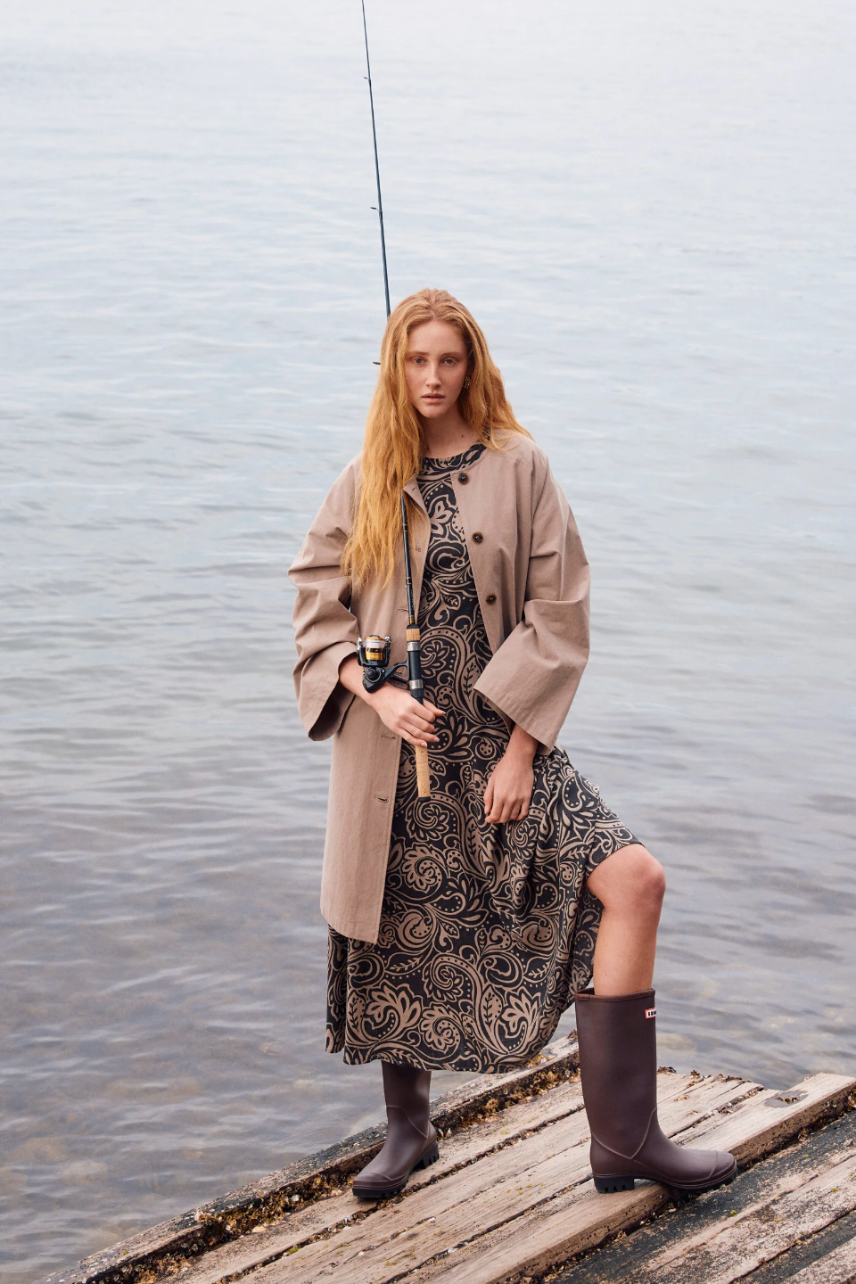 Farida Convertible Coat, Stone
