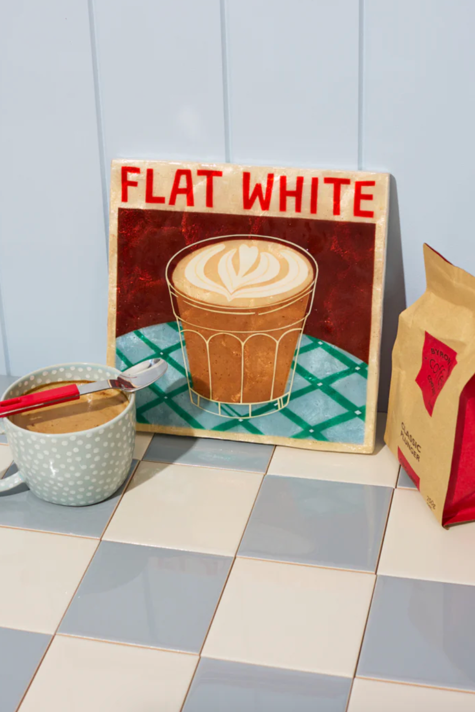 Barista Flat White Wall Art