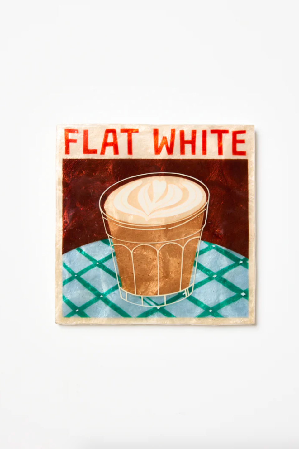 Barista Flat White Wall Art