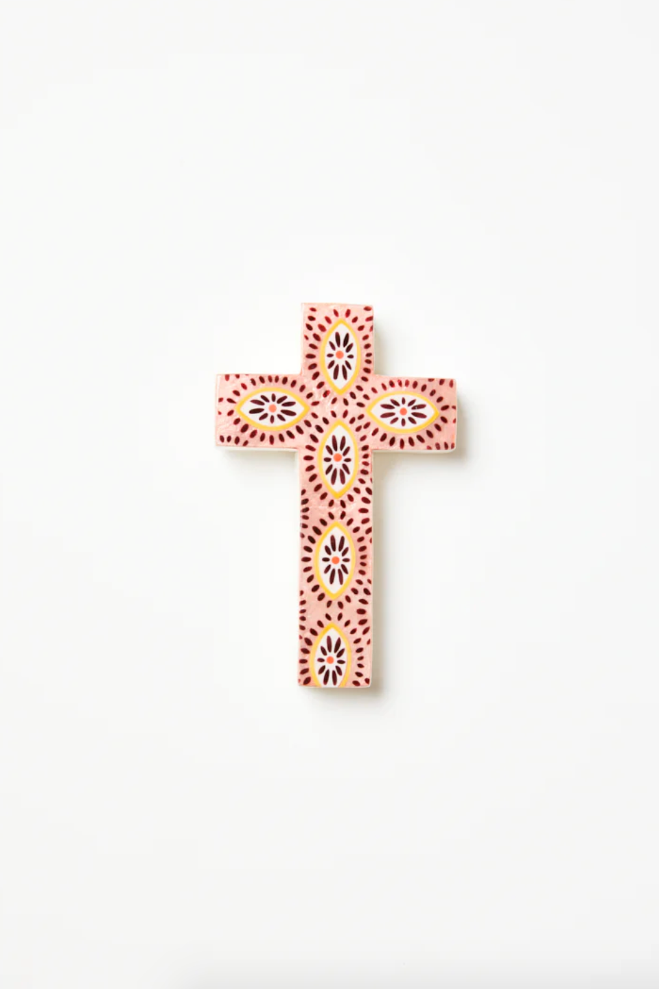 Samira Pink Eyes Small Cross