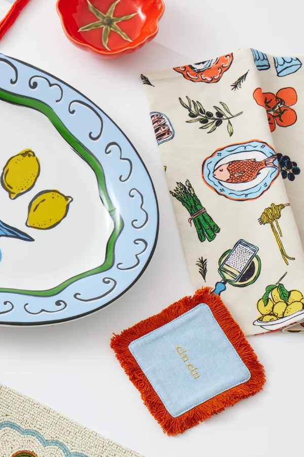 Cheers Embroidered Coasters