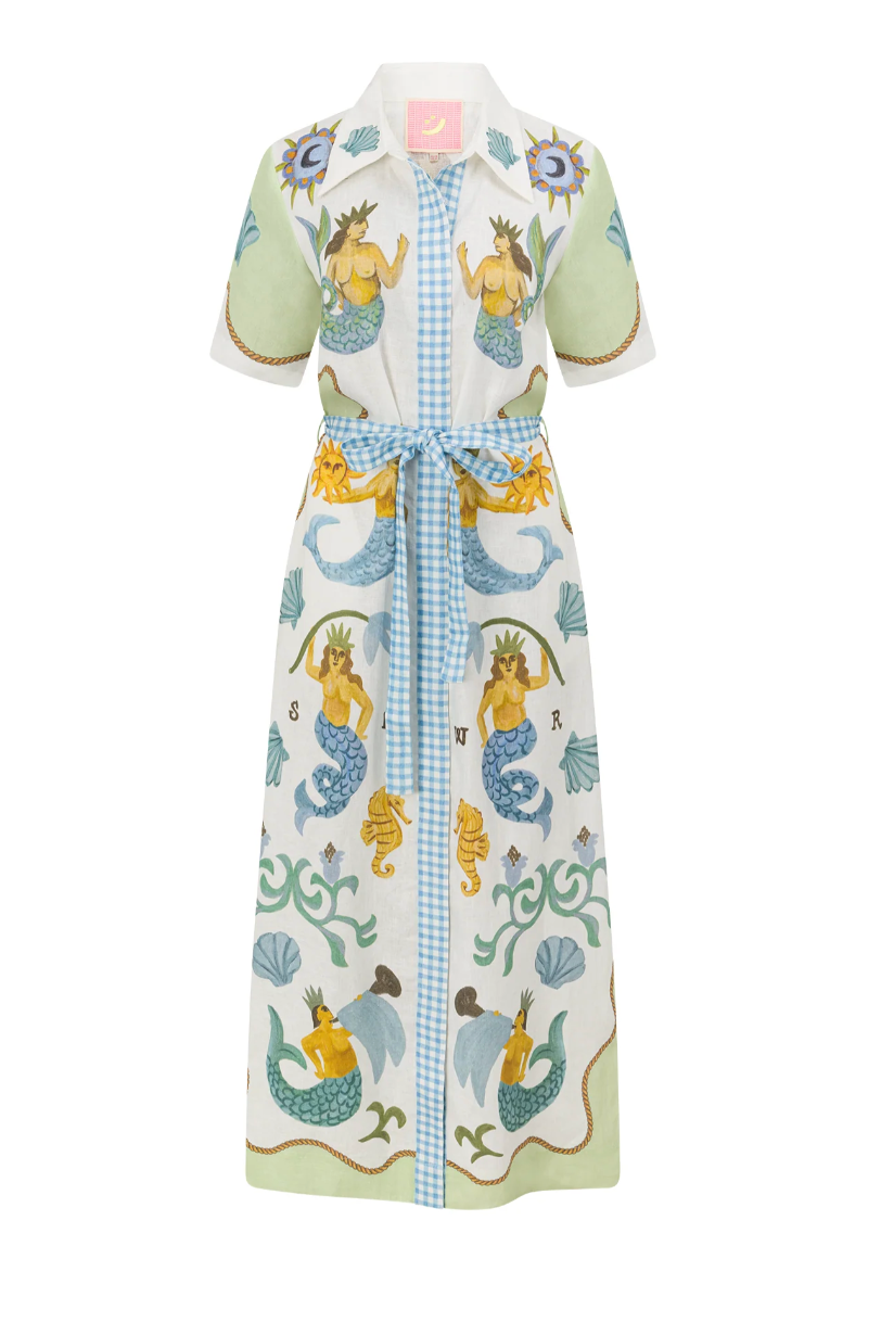 My Own Muse Maxi Shirt Dress