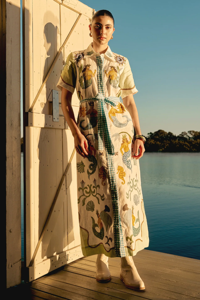 My Own Muse Maxi Shirt Dress