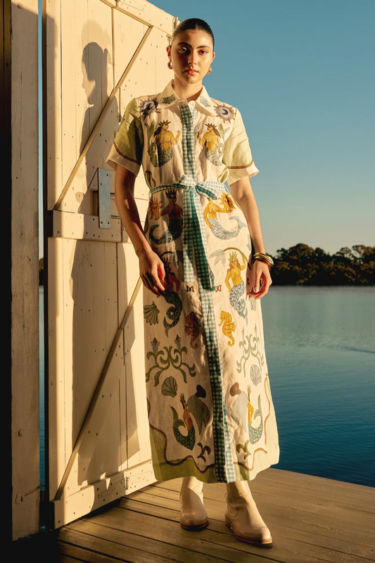 My Own Muse Maxi Shirt Dress