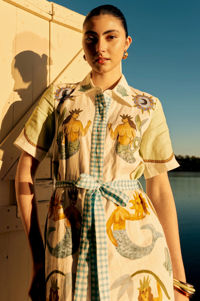 My Own Muse Maxi Shirt Dress