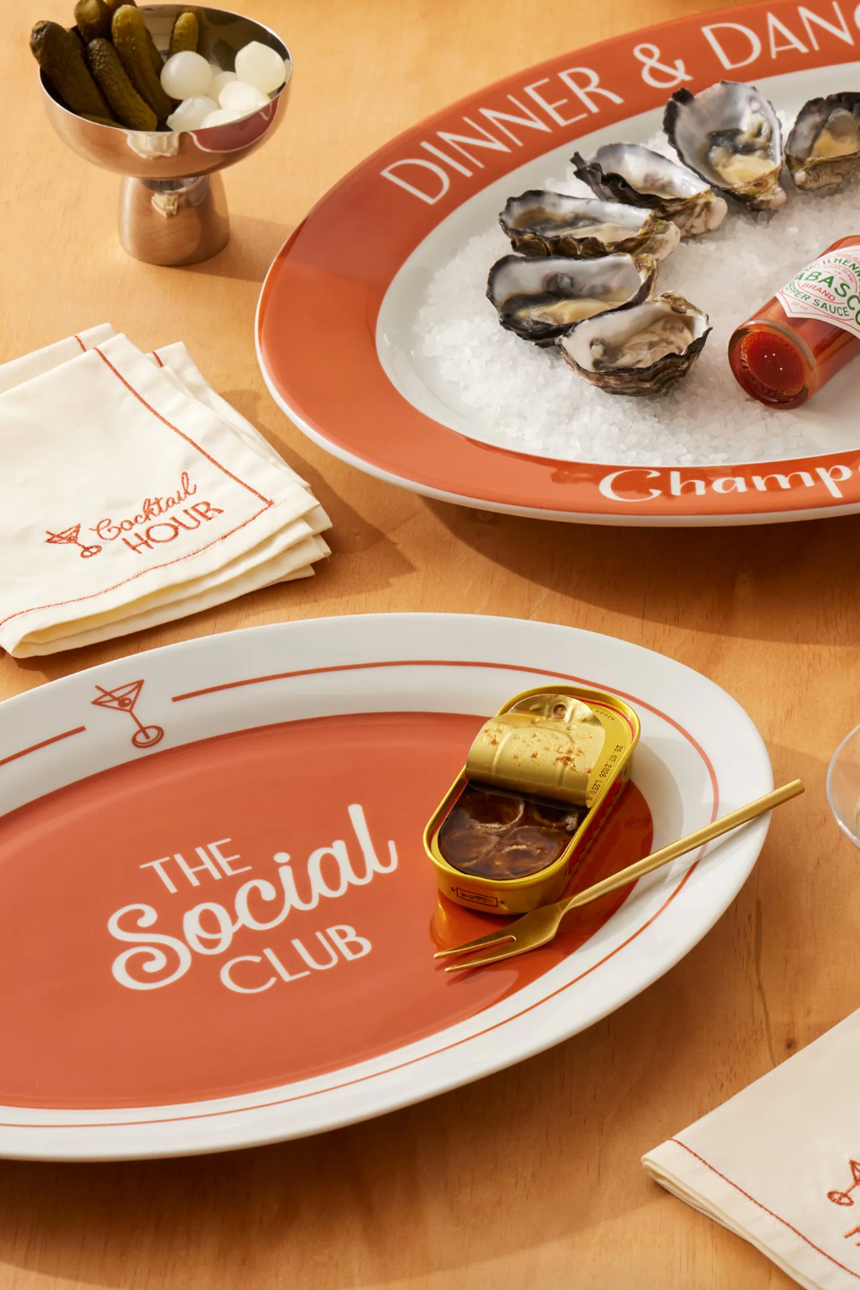 Social Club Oval Platters