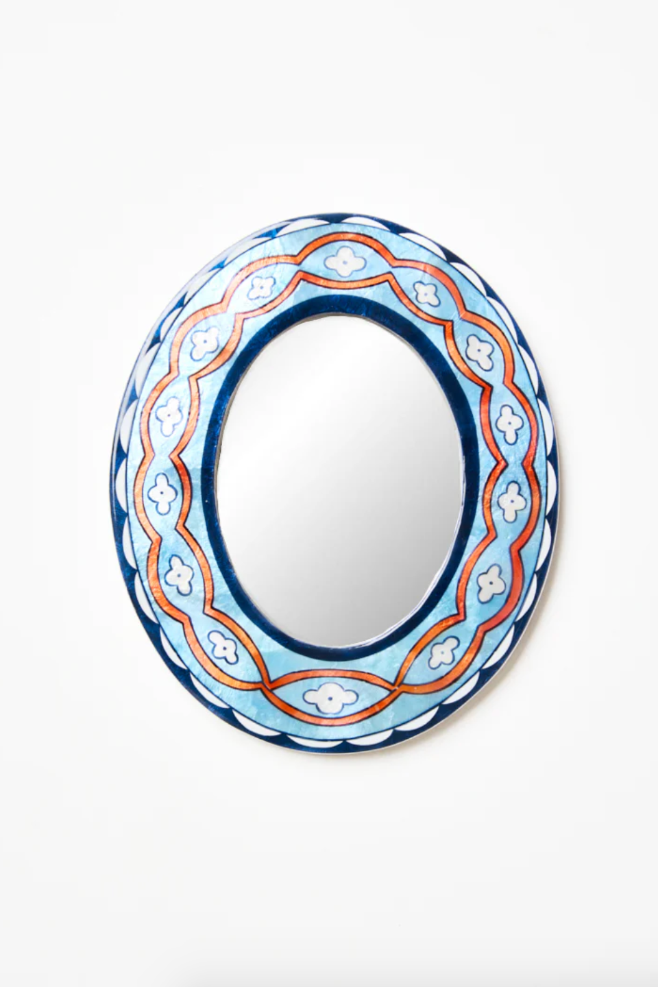 Samira Blue Waves Mirror