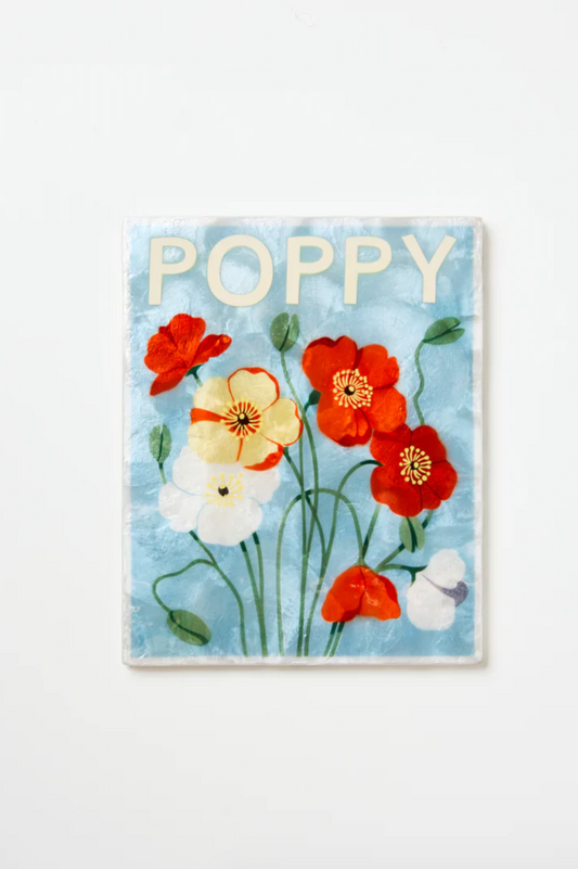 Market Wall Art Poppy