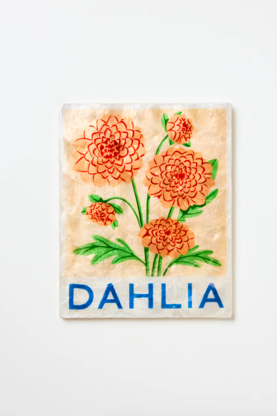 Market Wall Art Dahlia
