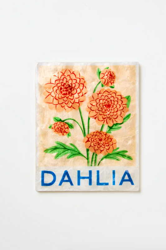 Market Wall Art Dahlia