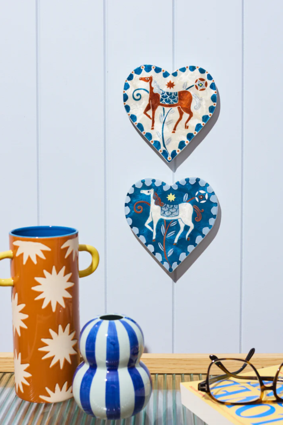 Paloma Heart White Horse