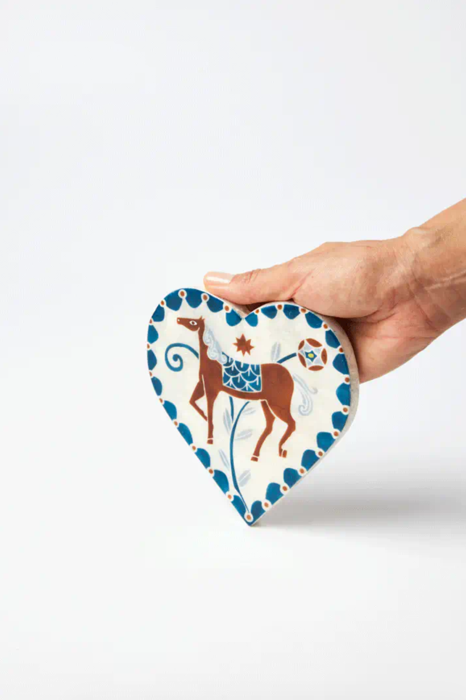 Paloma Heart White Horse
