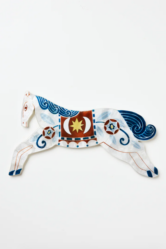 Paloma Wall Art White Horse