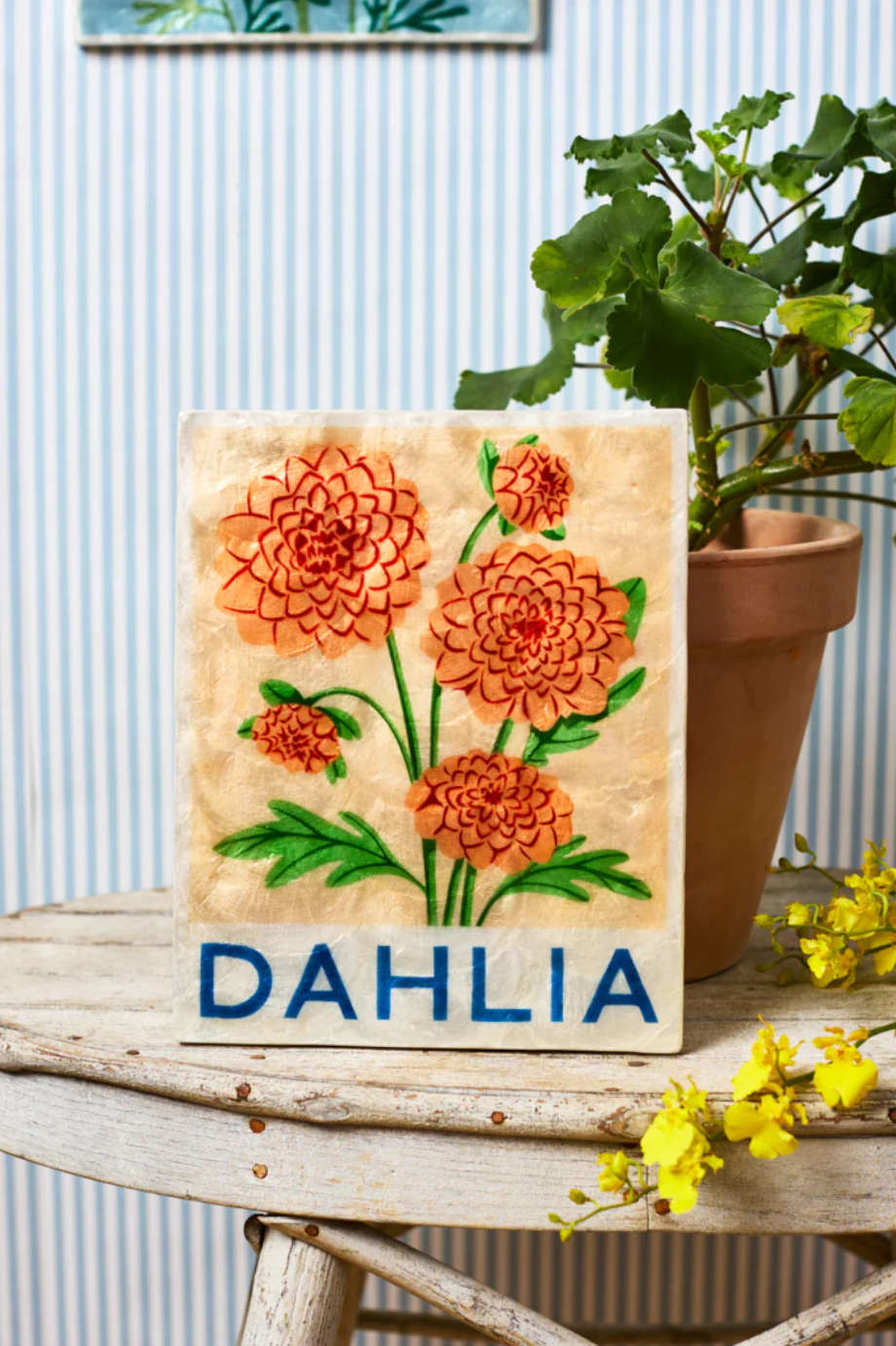 Market Wall Art Dahlia
