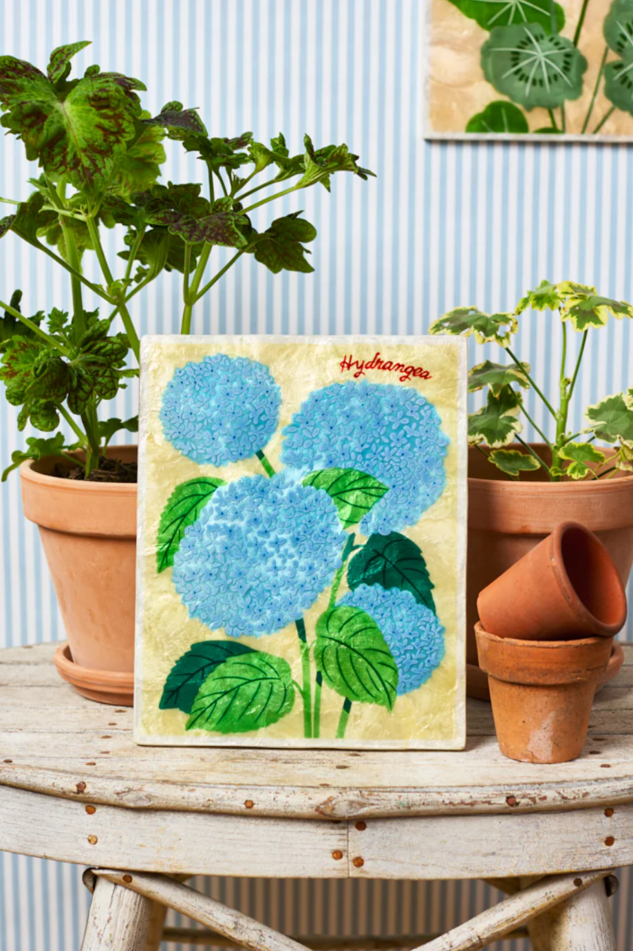 Market Wall Art Hydrangea