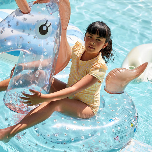 Inflatable Ride On, Unicorn Daisy Flowers