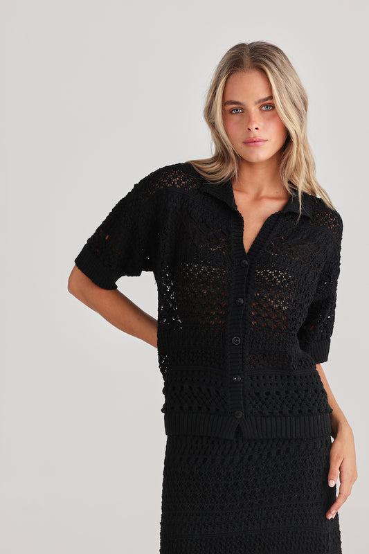 La Sol Shirt, Black