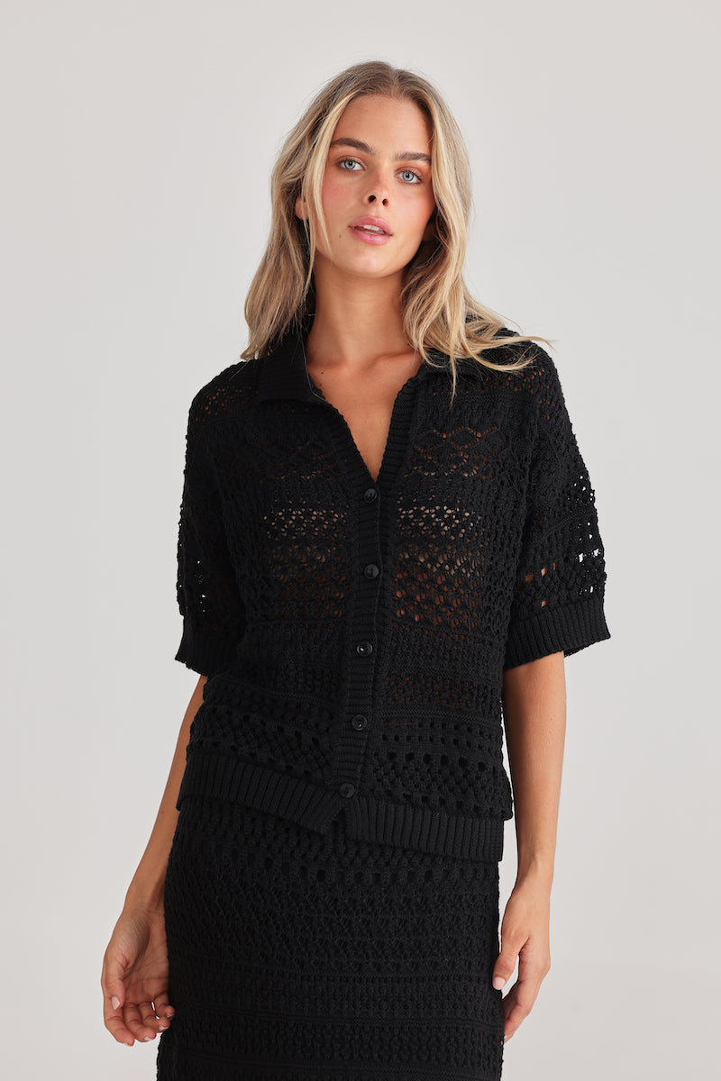 La Sol Shirt, Black