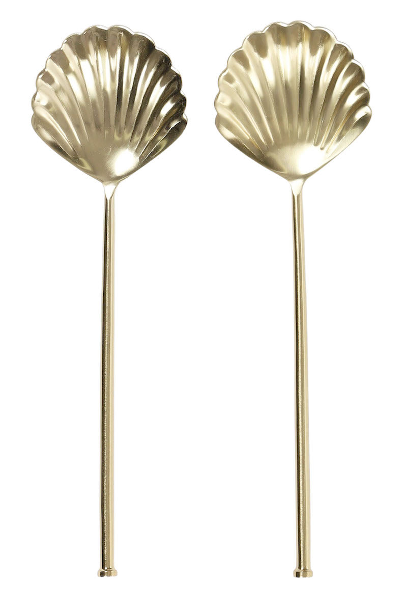 Clam Shell Salad Servers