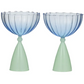 Lille Cocktail Glasses, Blue