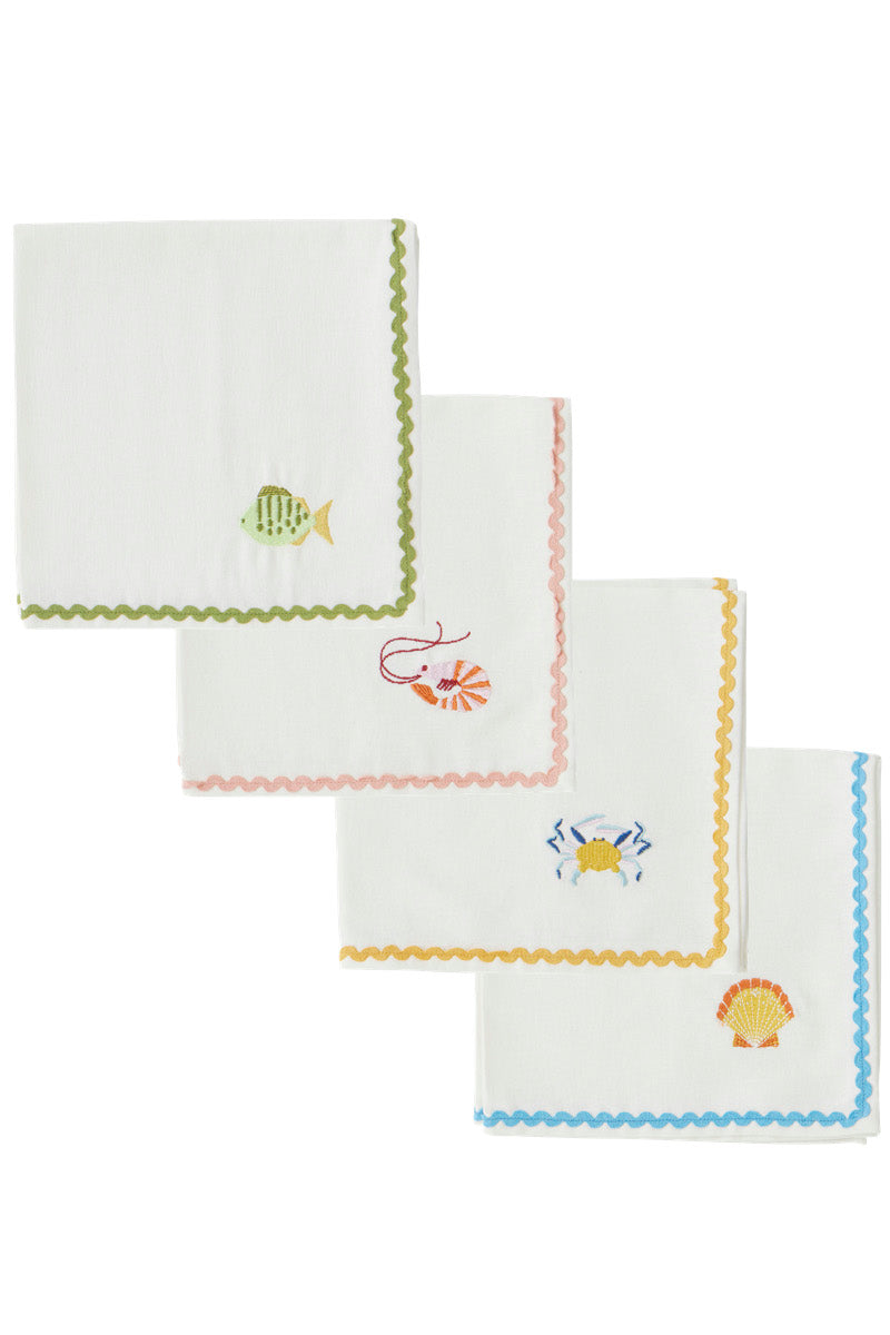 Shack Embroidered Napkins