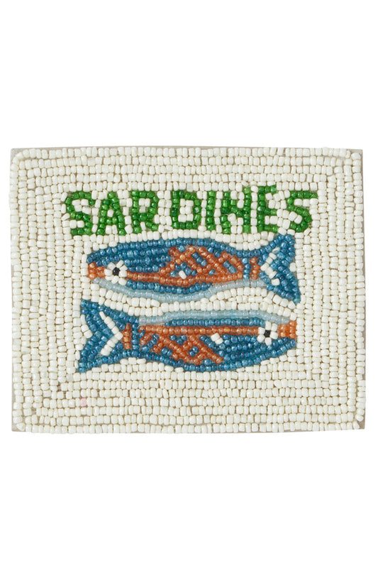 Sardines Beaded Coasters