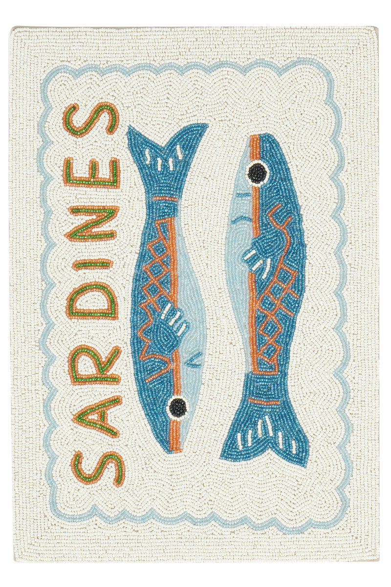 Sardines Beaded Placemat