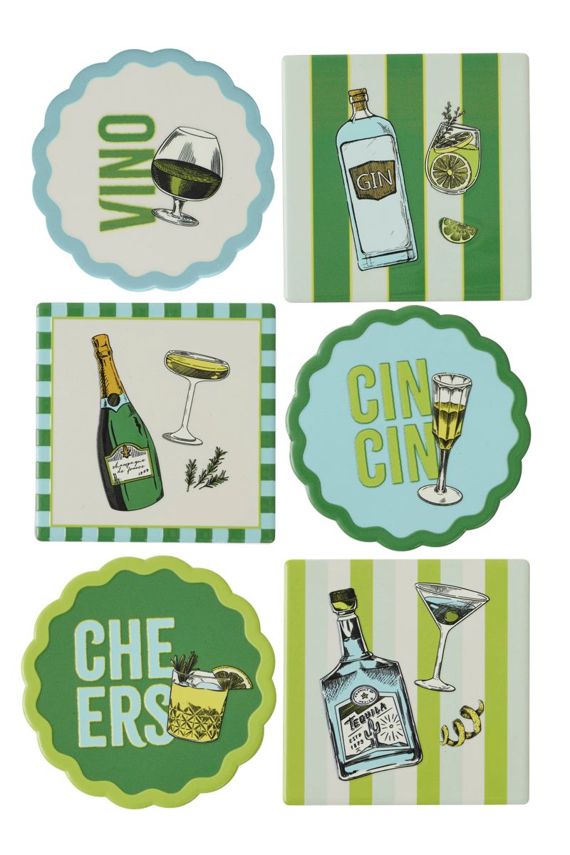Gimlet Ceramic Coasters