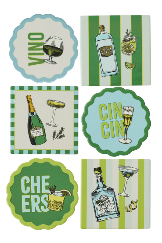Gimlet Ceramic Coasters