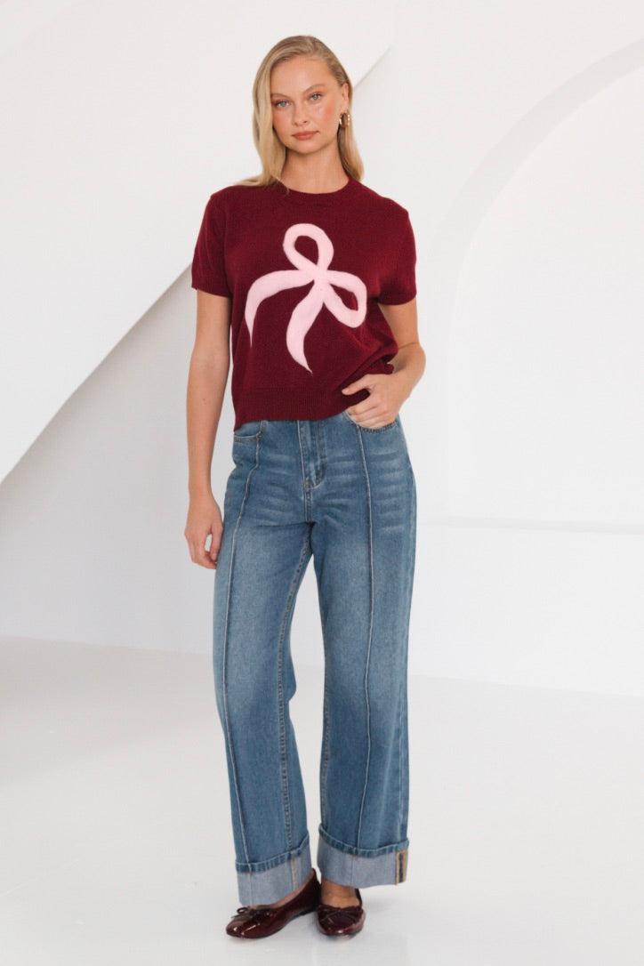 Lara Knit Tee - FRANKIE + COCO