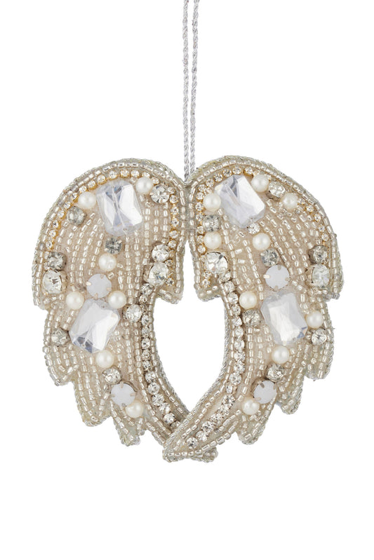 Beaded Wing Ornament