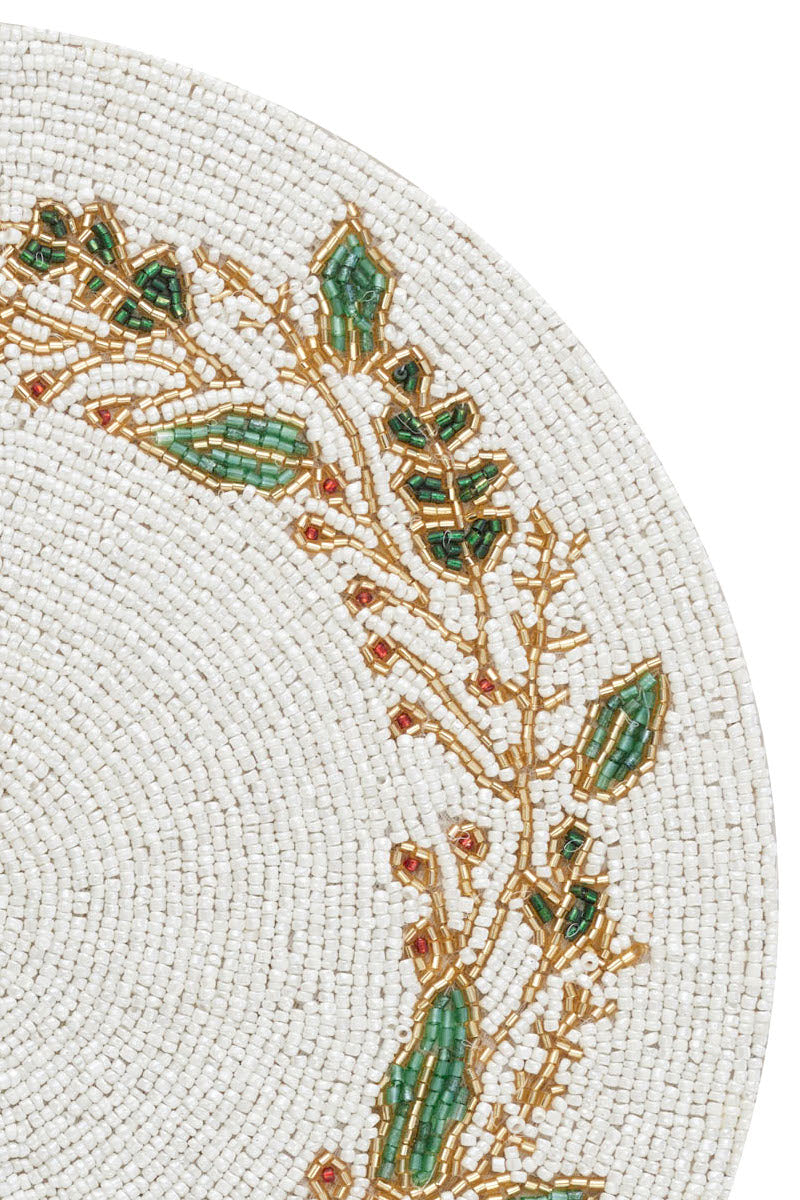 Beaded Wreath Placemat