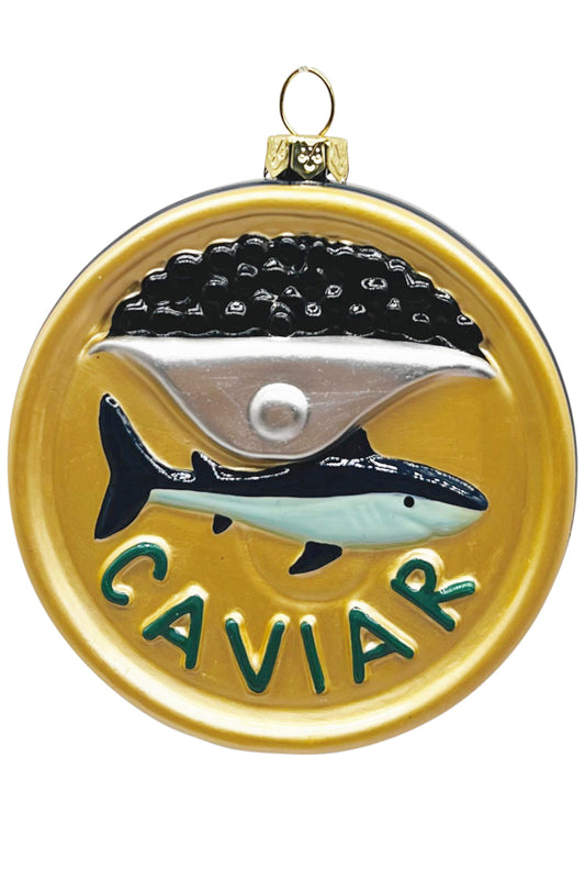 Caviar Can Ornament