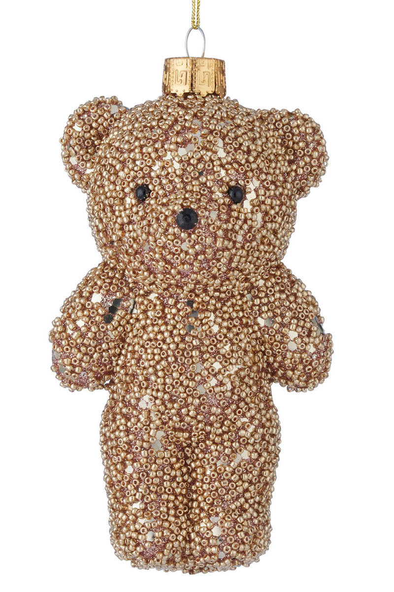 Glitter Teddy Bear Ornament