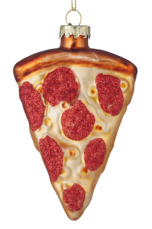Pepperoni Slice Ornament