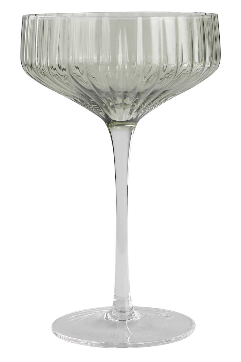 Ribbed Cocktail Coupes