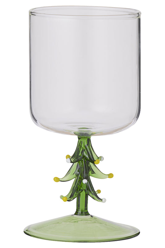 Christmas Tree Wine Glasses