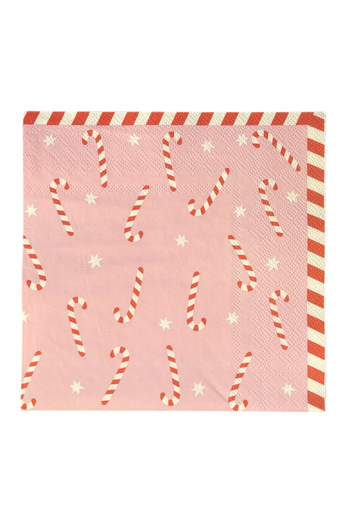 Candy Cane Napkins