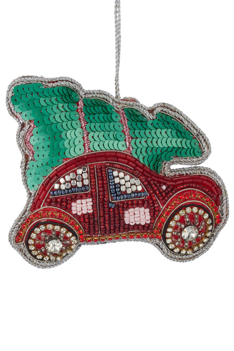 Beaded Car Ornament