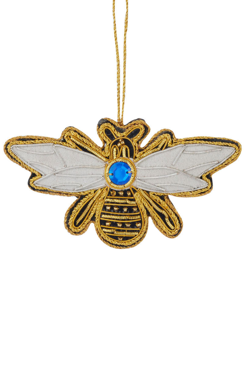 Beaded Bee Ornament