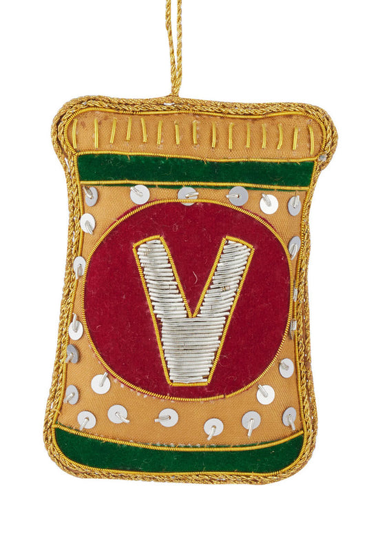 Beaded Vegimite Ornament