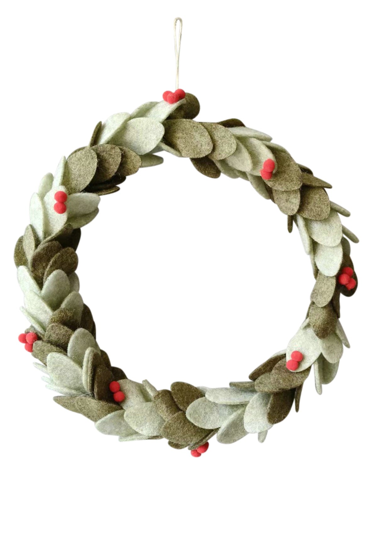 Yule Leaf Wreath