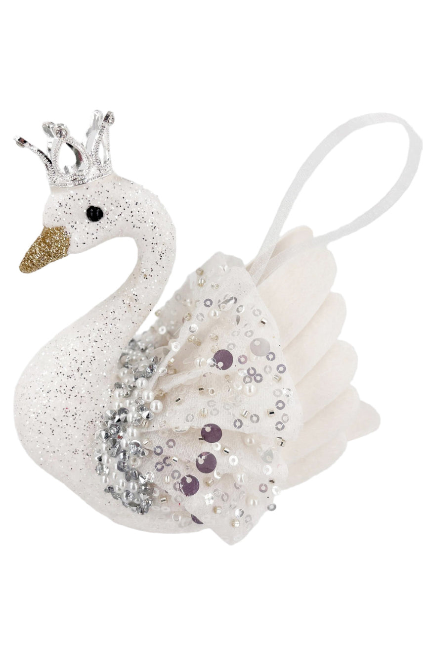 Crown Swan Decoration
