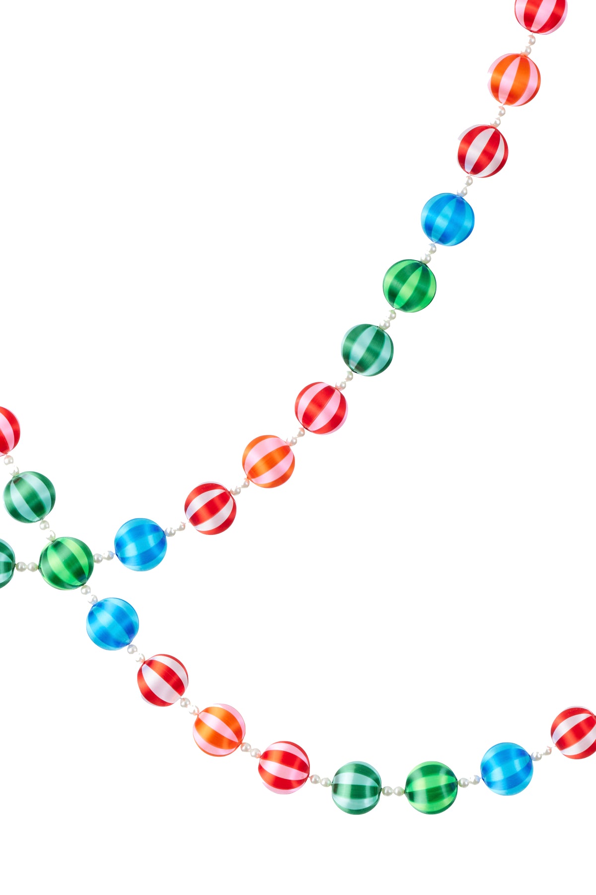 Silk Pop Stripe Garland